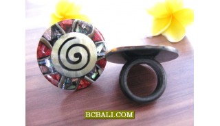 Seashells Rings Made from Seashells Handmade Accessories